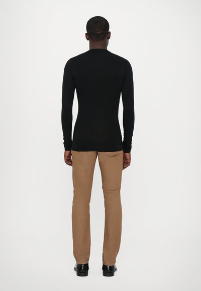 Ludovic de Saint Sernin SIMPLE LONG SLEEVES STUD LOGO UNISEX - Langarmshirt - black