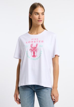 T-Shirt print - reinweiss