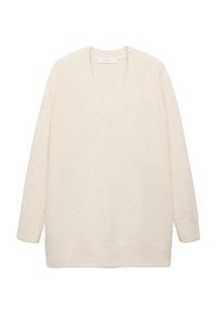 V-NECK SWEATER - Pulover - off-white