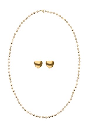 SET - Øreringe - gold-coloured