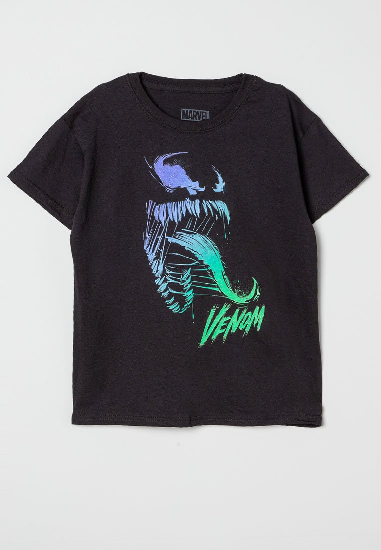 Marvel T-shirt print zwart