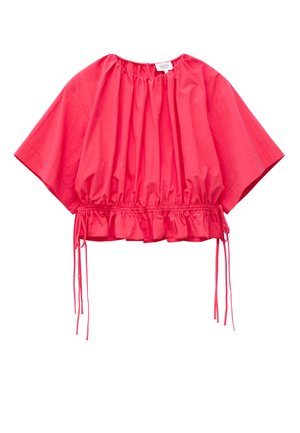 & OTHER STORIES, & OTHER STORIES DRAWSTRING TOP - Blouse - red