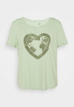 T-shirt print - green