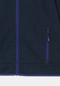 CMP KID JACKET FIX HOOD UNISEX - Casaco polar - inchiostro/nero