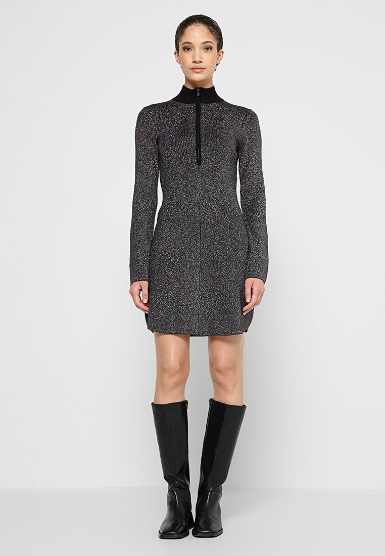 Maje Gebreide jurk zwart Maje Gebreide jurk zwart