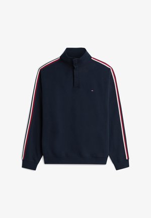 Tommy Hilfiger, HALF BUTTON DOWN - TH GLOBAL STRIPE LG - Nachtwäsche Shirt - navy blue
