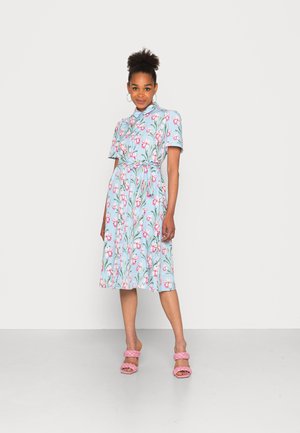 VICAMILLA SHIRT DRESS - Vestido informal - aquamarine/pink