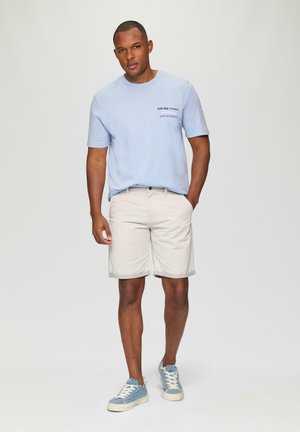 GEWASCHENES MIT FRONT - T-Shirt print - himmelblau