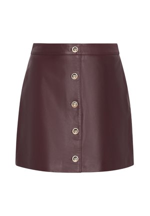 faina A-snit nederdel - burgundy