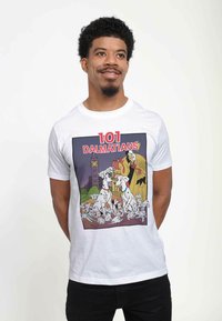 Disney 101 DALMATIANS VHS COVER UNISEX - T-shirt z nadrukiem