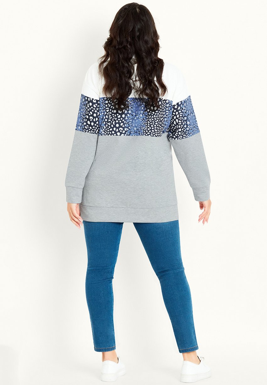 Evans BLOCK - Hoodie - print animal/meerkleurig - Zalando.nl