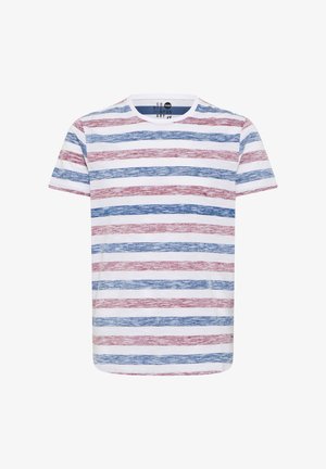 Solid, SDTET STRIPED - T-shirt con stampa - blue