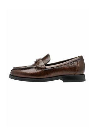 Tamaris Slipper - brown patent
