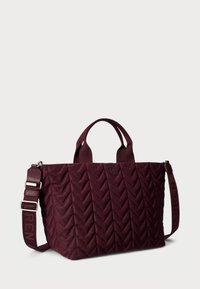 Lauren Ralph Lauren STEVIE QUILTED EXTRA LARGE STEVIE ZIP TOTE BAG - Velika torba - dark garnet