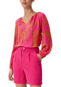 comma MIT ALL-OVER-PRINT - Bluse - pink