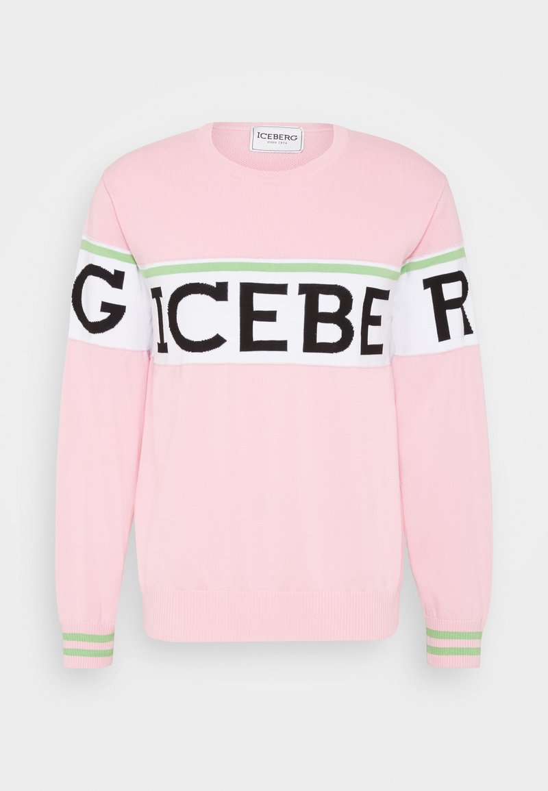 Herren T-shirts & Polos | Iceberg MAGLIA GIROCOLLO Strickpullover fantasia/pink - JH03785 Herren T-shirts & Polos | Iceberg MAGLIA GIROCOLLO Strickpullover fantasia/pink - JH03785