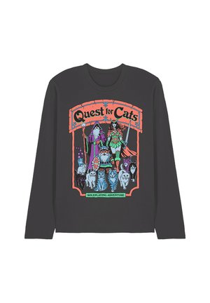 Cotton Soul, STEVEN RHODES QUEST FOR CATS - Long sleeved top - anthracite