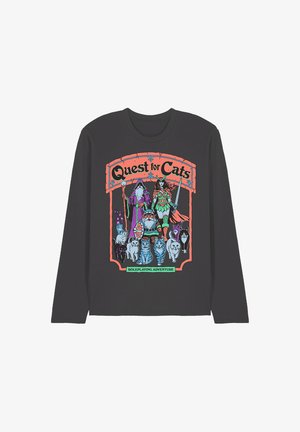 Cotton Soul, STEVEN RHODES QUEST FOR CATS - Long sleeved top - anthracite