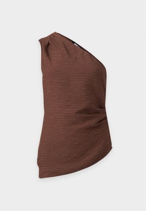 Gina Tricot, ONE SHOULDER  - Топ - brown