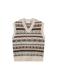 HORDUR FAIR ISLE - Pulover - sand