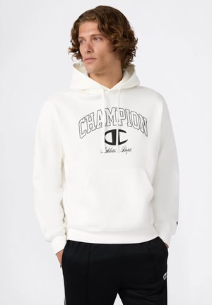 Felpa con cappuccio - white