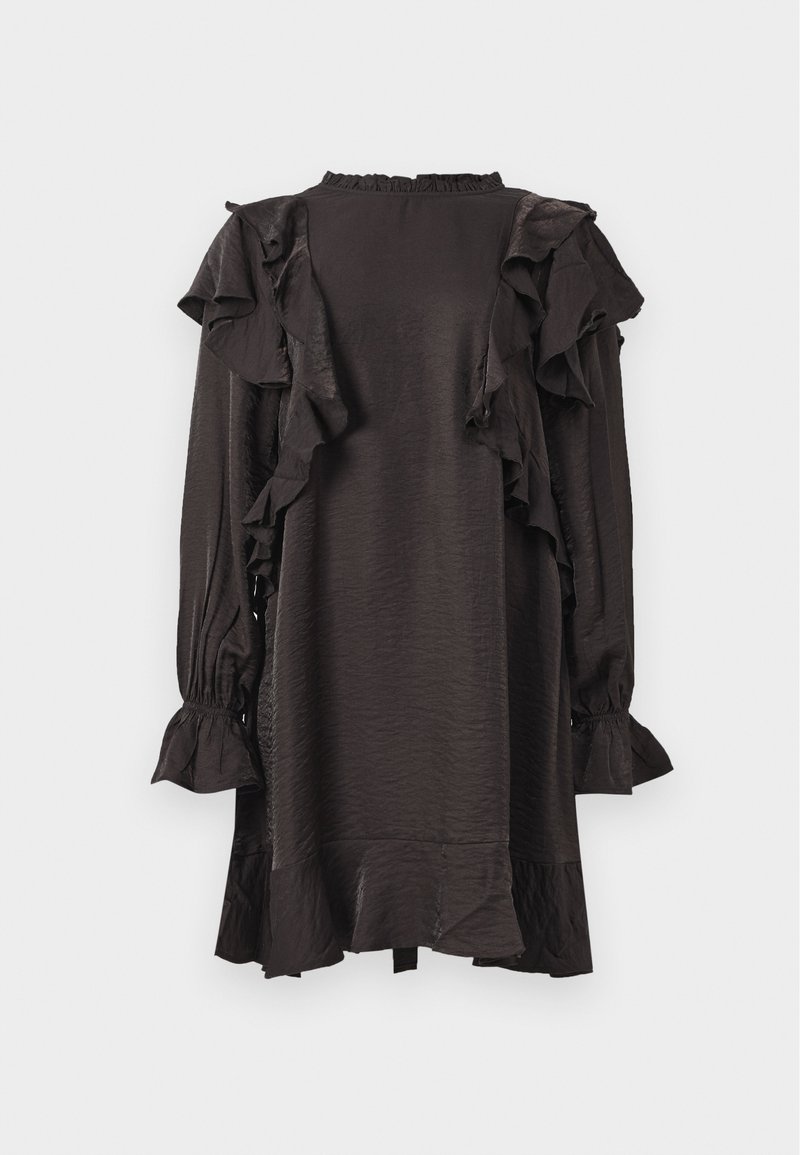 Vero Moda Jurk donkerbruin