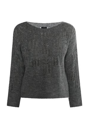 DreiMaster, DREIMASTER PULLOVER - Strickpullover - grau melange