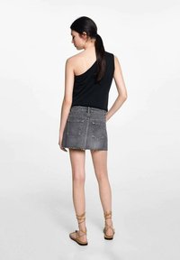 Mango Kids sukňa v tvare A - grey