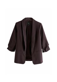 RUCHED SLEEVE TALL - Blazer - burgundy striped