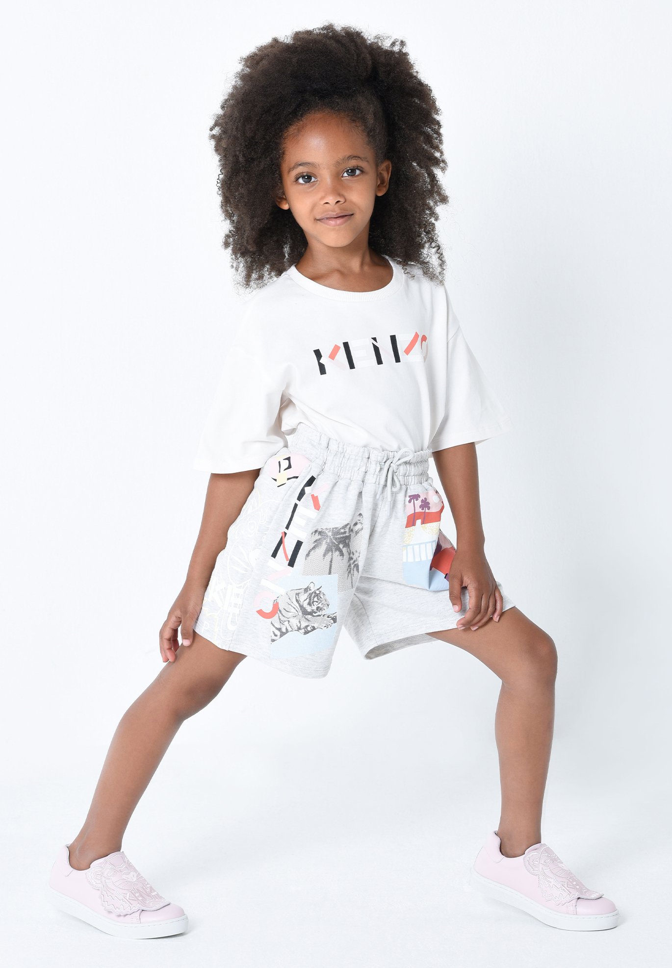 KENZO kids T-shirt print - naturel/beige - Zalando.nl