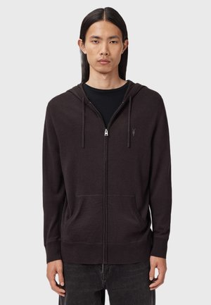 MODE HOODY - Cardigan - espresso brown