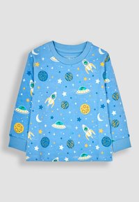 JoJo Maman Bébé GLOW IN THE DARK SPACE  REGULAR FIT - Pyjamas - blue