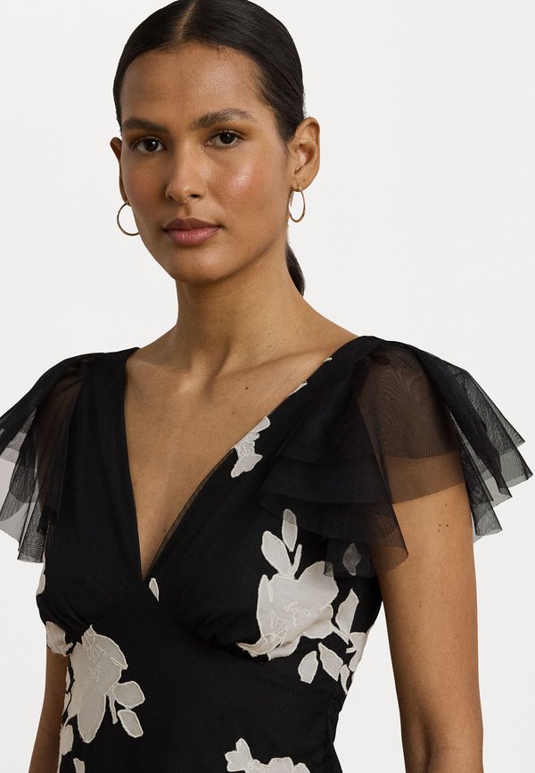 NESSA FLORAL APLQUE MESH COCKTAIL DRESS - Occasion wear4
