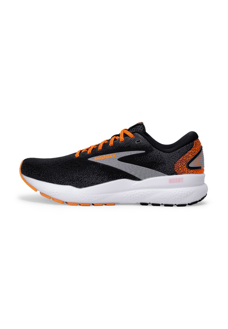 Brooks GHOST 16 Laufschuh Straße black orange white/schwarz Zalandoch