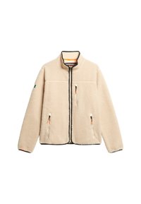 FULL ZIP  - Fleecejas - oatmeal beige