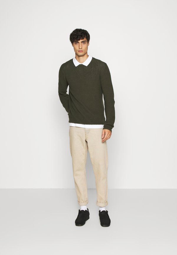 STRUCTURE - Strickpullover - army