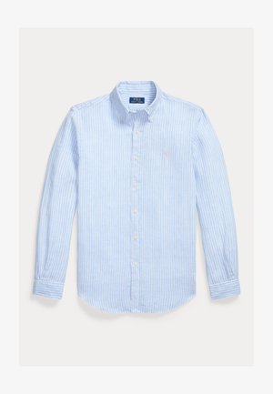 Polo Ralph Lauren CUSTOM FIT STRIPED LINEN SHIRT - Ing - blue/white