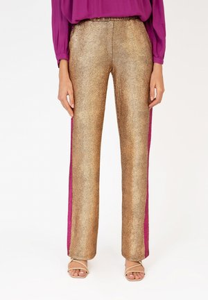 AN'GE EFFECT PIEROLY - Pantalon classique - cuivre