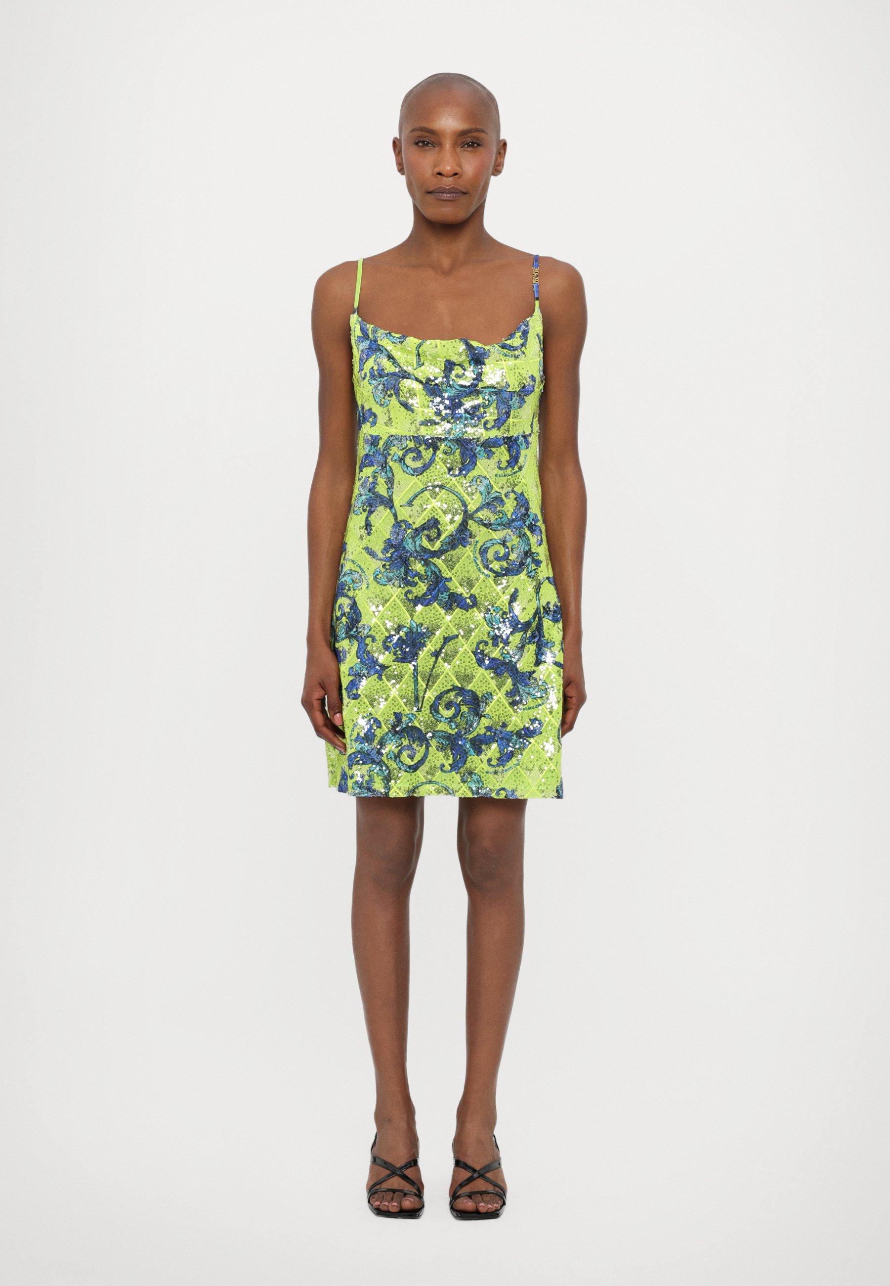 slim fit dress slacks Flirty Fleur Knit Mini Dress Kiwi