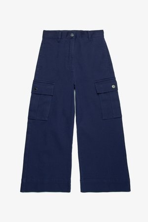 Pantalones cargo - evening blue