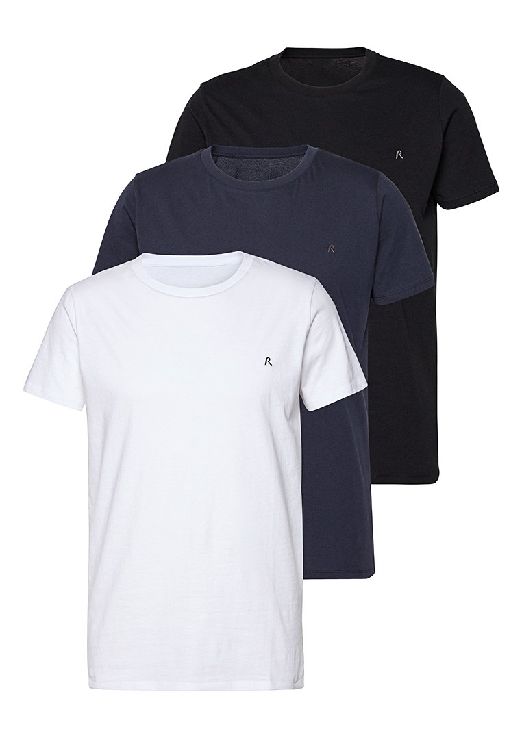 Replay T-shirt basic blauw