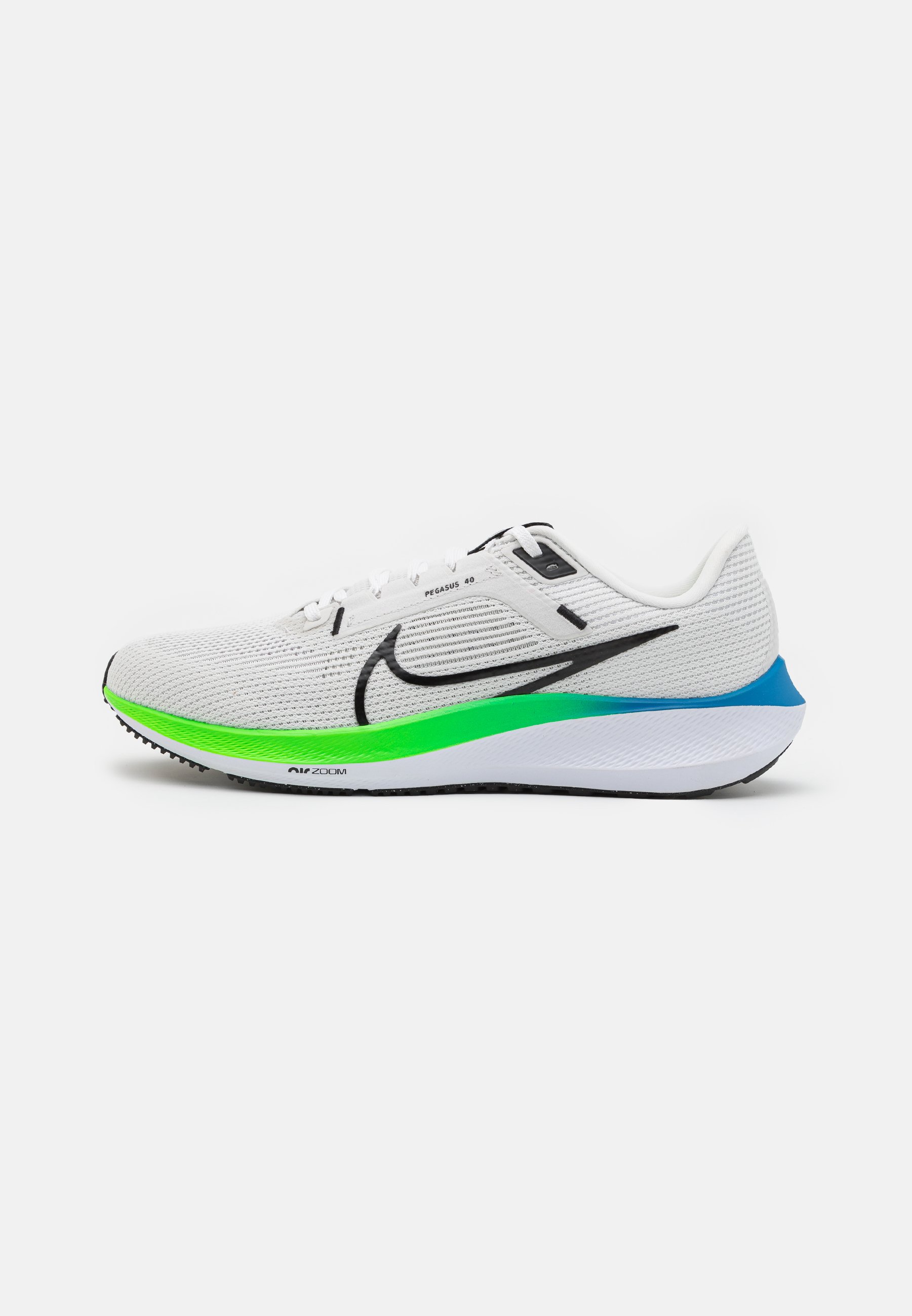nike pegasus white blue