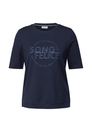Cecil CECIL - Print T-shirt - blau