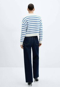 Mango Langarmshirt - neon blue