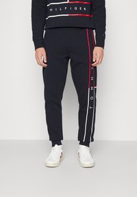 Tommy Hilfiger Träningsbyxor - dark blue