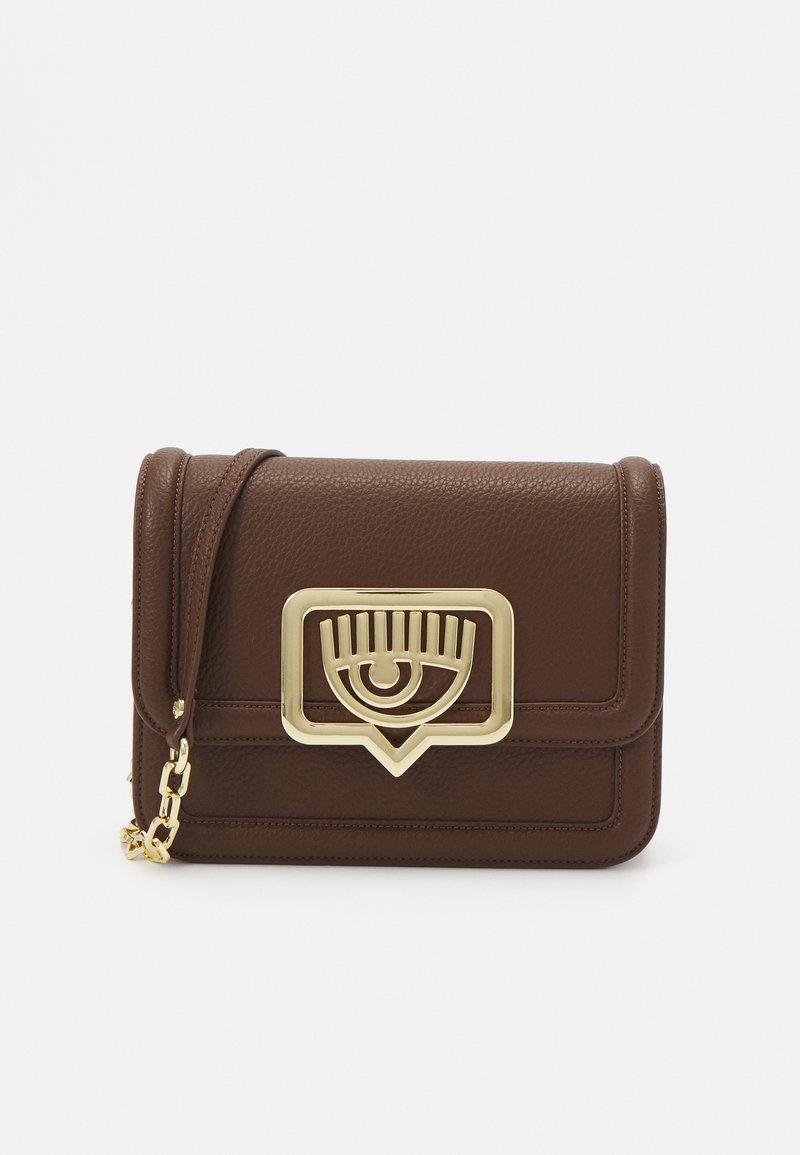 CHIARA FERRAGNI EYELIKE BUCKLE - Borsa a tracolla - brunette
