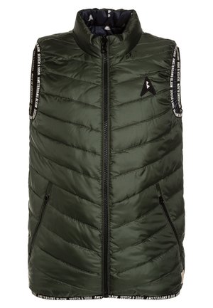 REVERSIBLE BODYWARMER - Vest - military green
