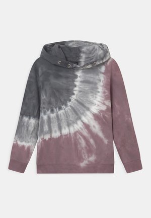 BOYS HOODIE - Felpa - rauchrot/grau