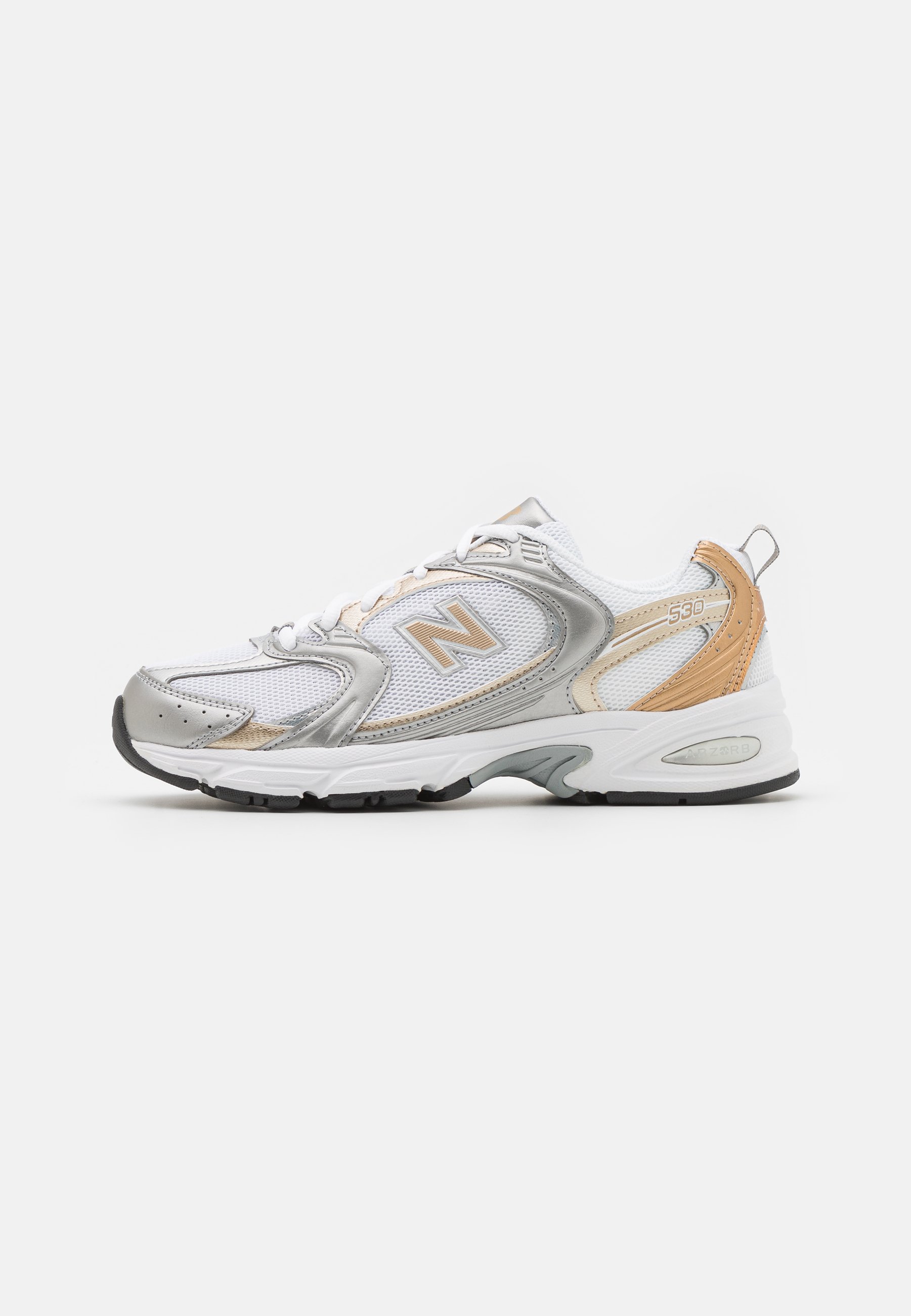 New Balance MR530 UNISEX - Sneaker low - munshell white/gold  