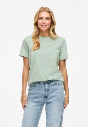 VILA VINORA NOOS - T-Shirt print - silt green